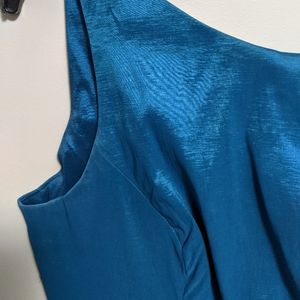 Custom blue cocktail dress